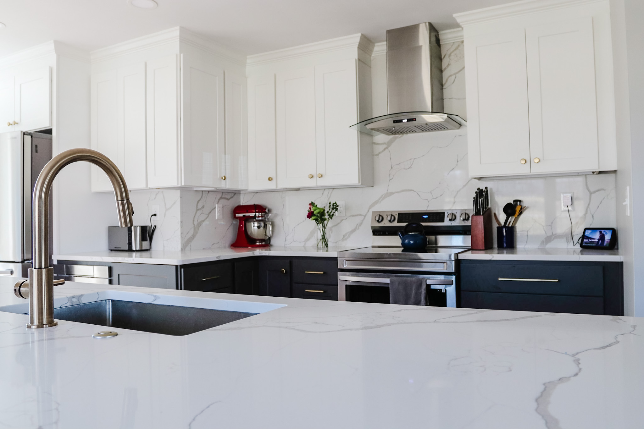 Wolf Classic kitchen cabinets designed by GranitePro