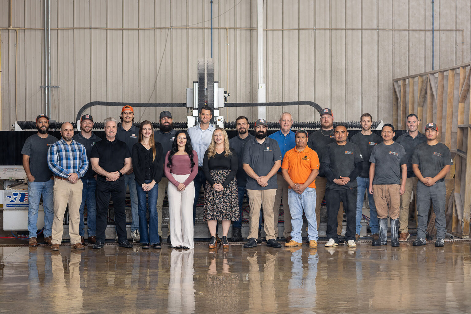 The GranitePro team at our fabrication facility in Maryland