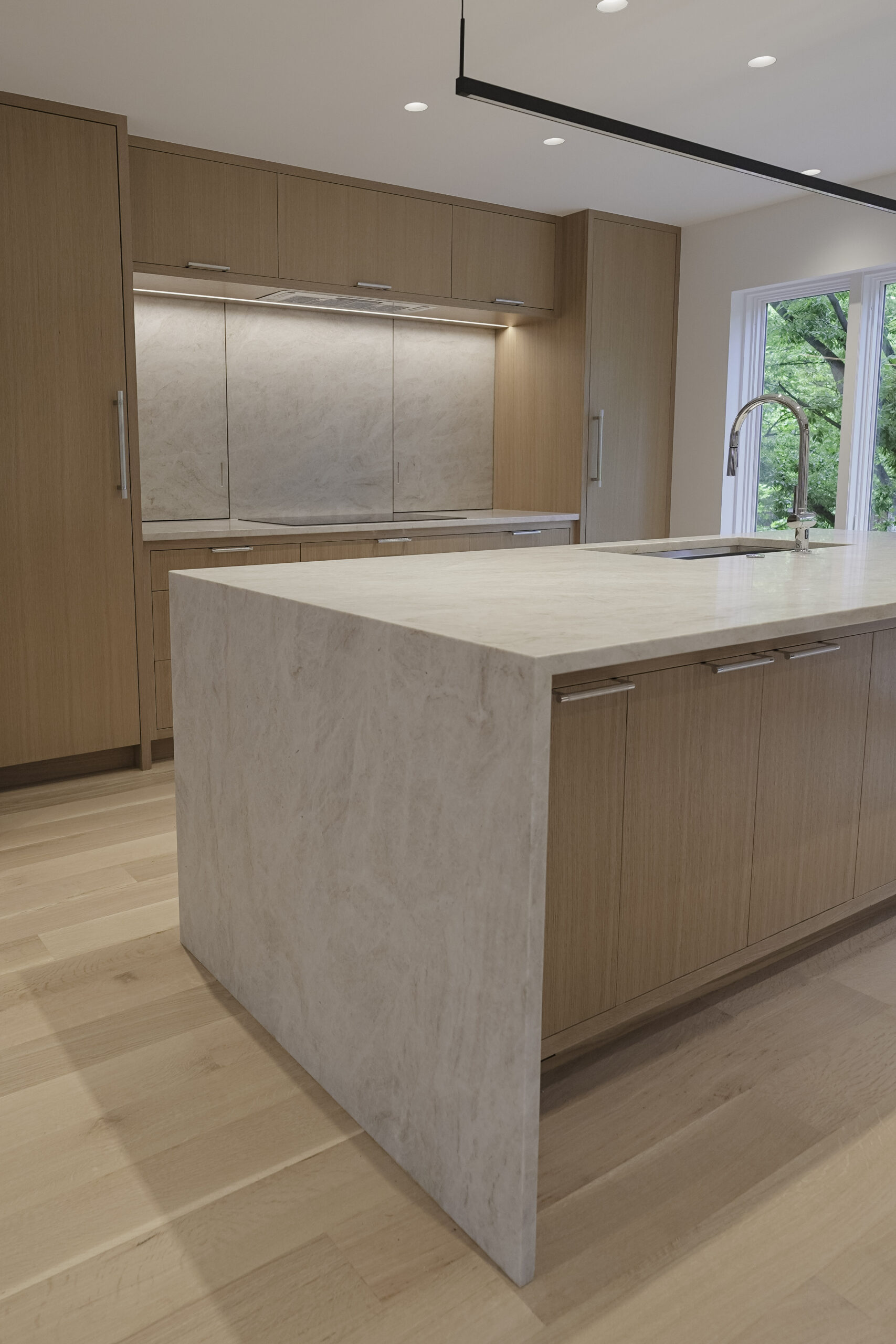Quartzite kitchen countertops installed by GranitePro