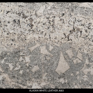 Alaska White granite slab sample