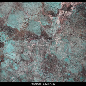 Amazonite granite slab sample