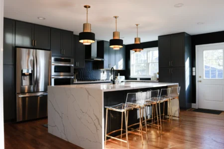 white kitchen countertops