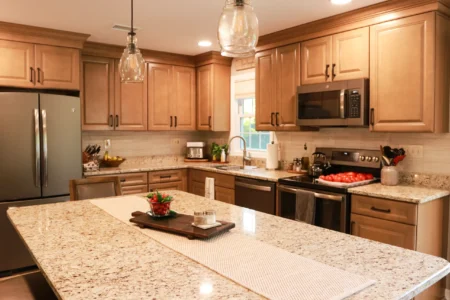 gray granite countertops