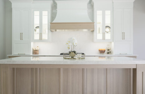 Taj Mahal Quartzite countertops in columbia maryland showroom