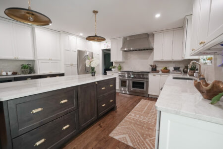 Taj mahal quartzite kitchen in columbia