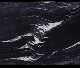 Cristallo Noir quartzite slab sample
