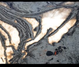 Patagonia Grey Translucent quartzite slab sample